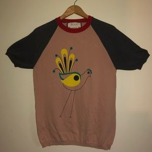 Vintage Marni 2013 Summer Edition Peacock T-shirt